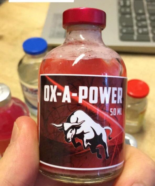 OX-A-POWER 50 ml injection (Compare to the active ingredients of Nature Vet Heptam ®) is a multiamino acid supplement to enhance energy supply plus minimize muscle damage.