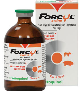 Forcyl swine 160 mg/ml Solution for Injection for pigs