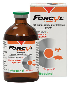 Forcyl swine 160 mg/ml Solution for Injection for pigs